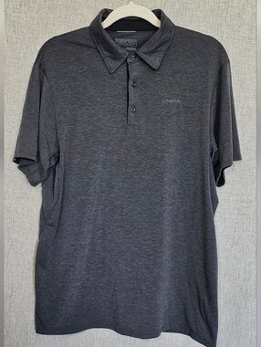 Patagonia Men's Charcoal Heather Polo